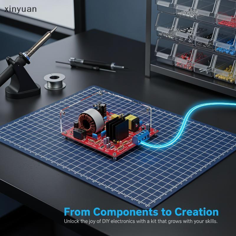 xiny LM317 Tensão Ajustável Step Down Kit DIY 110V/220V AC Para 1.25V-12V DC Módulo De Alimentação Hobbyist Projetos De