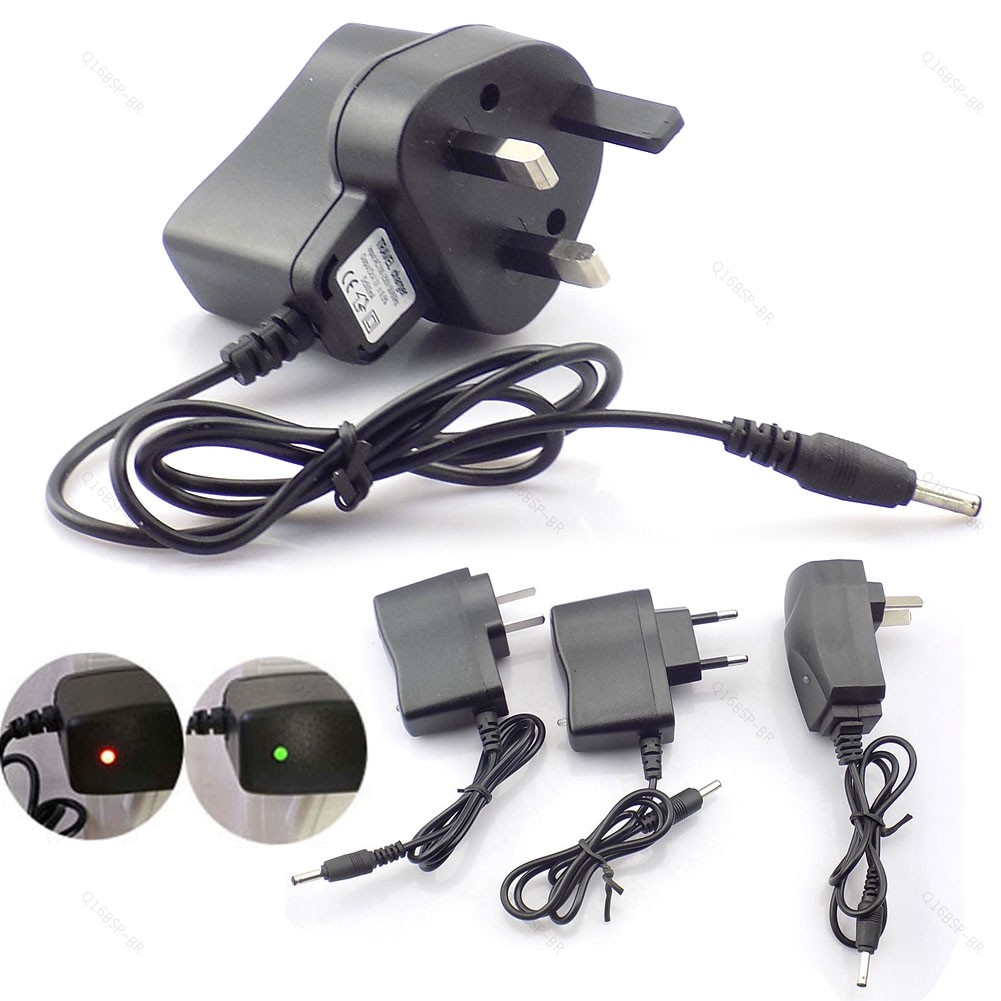 4.2V 500MA 3.5x1.35mm 18650 Bateria Recarregável Carregador De Viagem plug Casa Parede AC Fonte Alimentação Adaptador BR