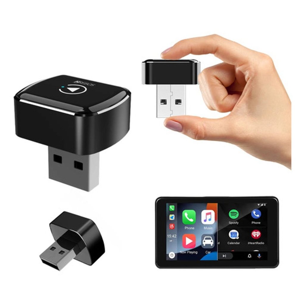 Adaptador Carplay Sem Fio Bluetooth Wireless Estável Hrebos
