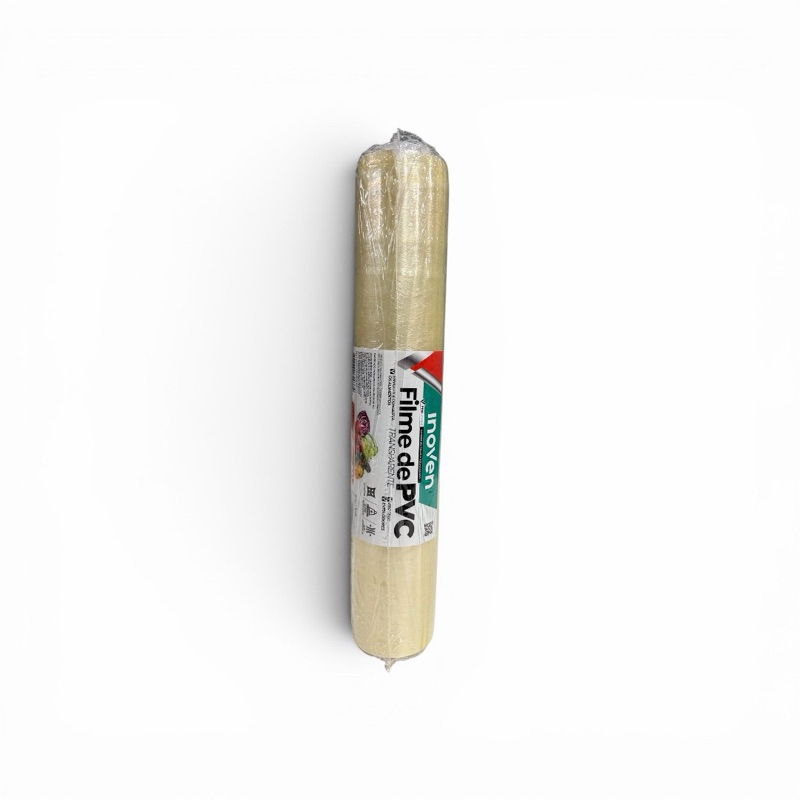 Filme de PVC Transparente Inoven 38cm x 300 Metros Alta Resistência