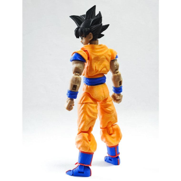 Muggora Boneco Dummy13 Goku Dragonball Premium Brinquedo Articulado Varias Cores