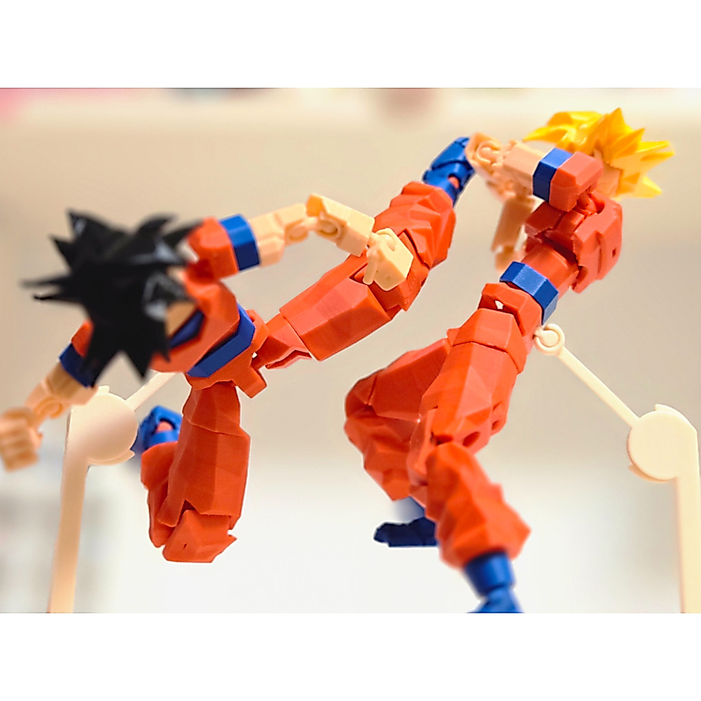 Muggora Boneco Dummy 13 Goku Articulado Dragon Ball Entregue Montado Varias Poses