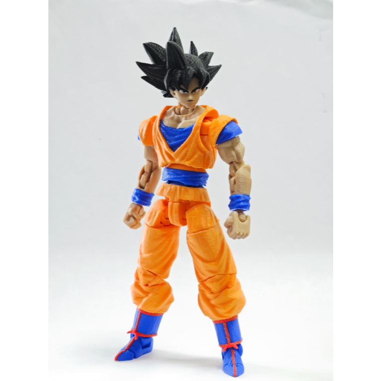 Boneco Dummy13 Goku Dragonball Premium Brinquedo Articulado Varias Cores Entregue Montado
