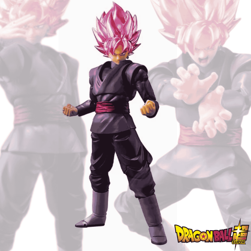 Goku Black Action Figure Articulado SHF Dragon Ball 16CM Com Acessórios Colecionável Anime
