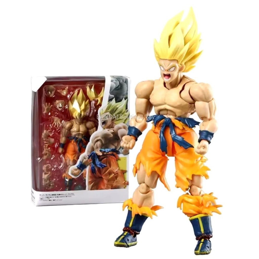 Boneco Goku Dragon Ball  Articulado Brinquedo Anime Figure