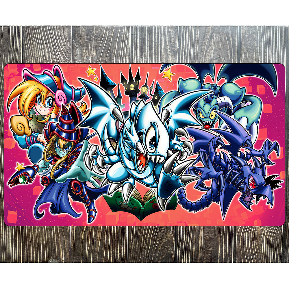 Yu-Gi-Oh Dark Magician Playmat Game Card Pad YGO Anime Girls Mat Yugioh TCG OCG-283