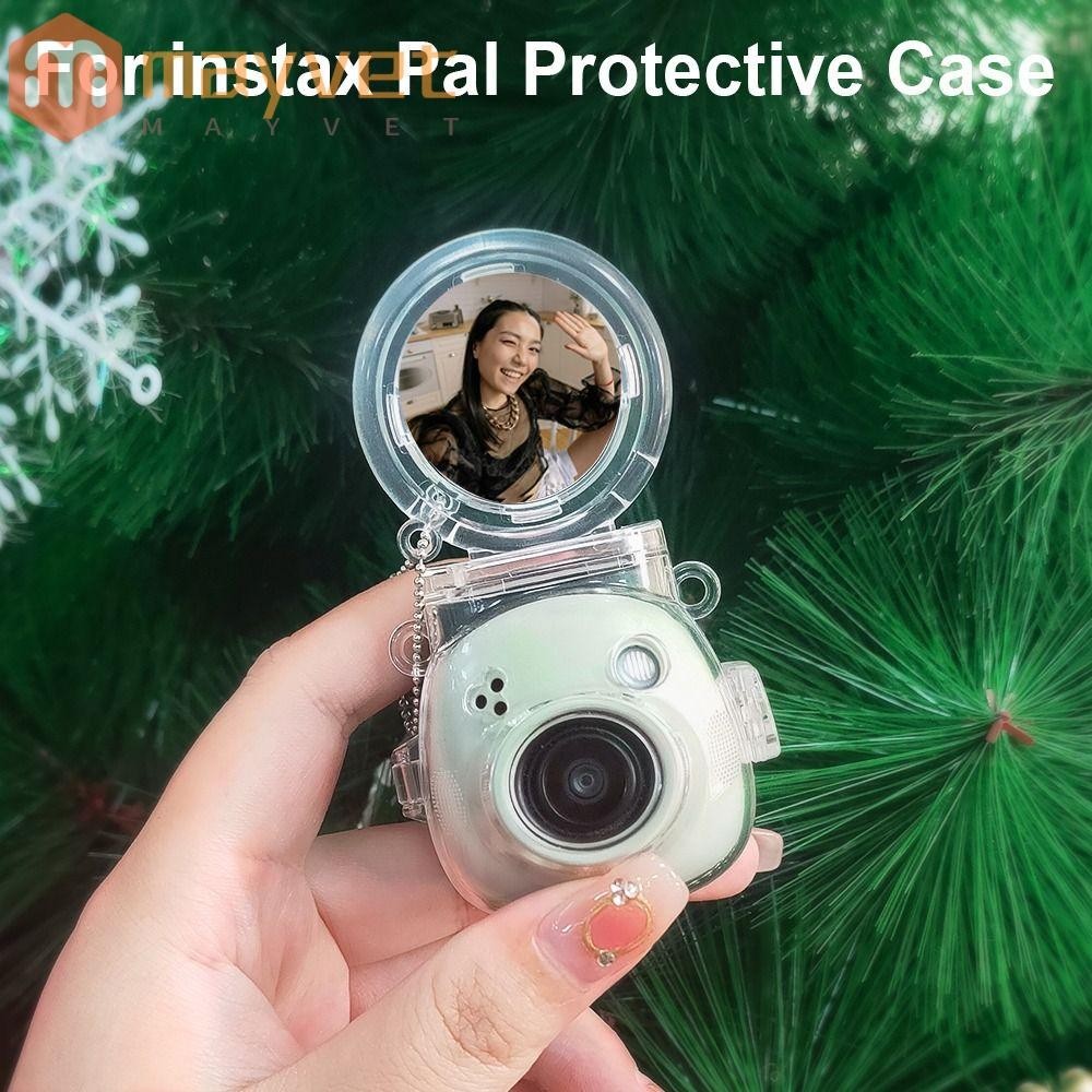 Espelho Selfie MAYVET , Protetor De Cristal Anti-Riscos , Capa De Câmera À Prova De Choque Para Fujifilm instax Pal