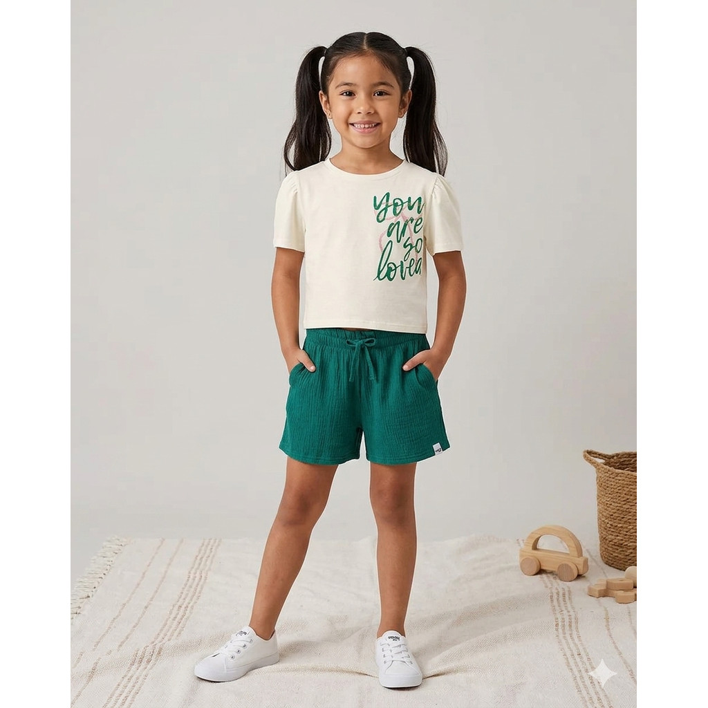 VM/Malwee Kids Conjunto Blusa You Are So Loved Em Algodão I (4 anos)