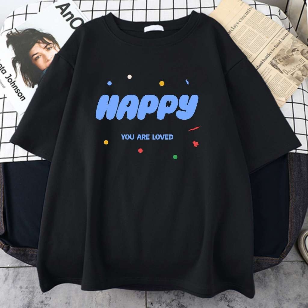Camiseta Happy Seok Jin You Are Loved Unissex Camisa 100% Algodão