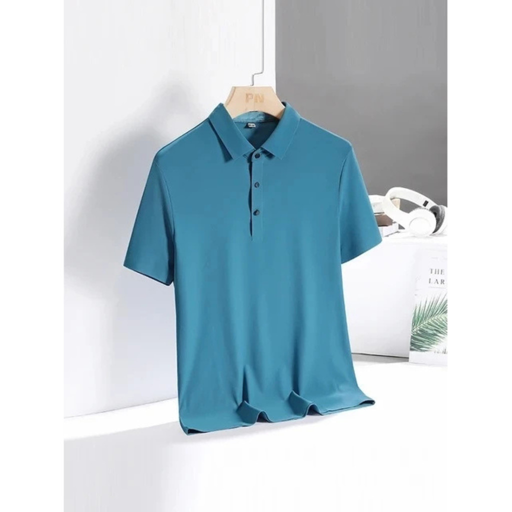 Camisa Tech Polo Poliamida Elastano Masculina Corte A Lazer