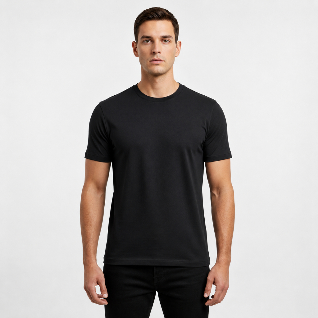 Camiseta Masculina Tech T-Shirt Elastano Não Amassa