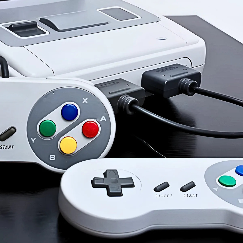 Volte Para os Anos 90 Com o Super Game Mini SFC Retrô - 2 controles (620 jogos)