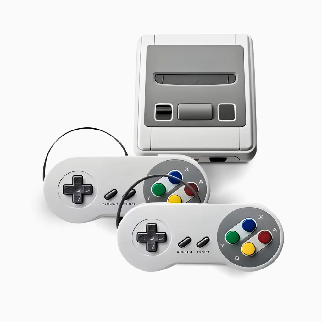 Videogame Nitendo Super Mini SFC e 2 Controles Fio Divertir