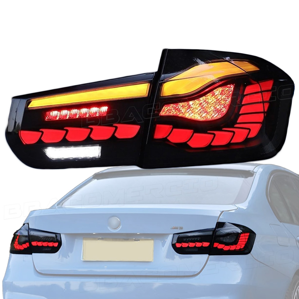 Lanterna Traseira Modificação Kit M3 BMW F30 Escama Dragão