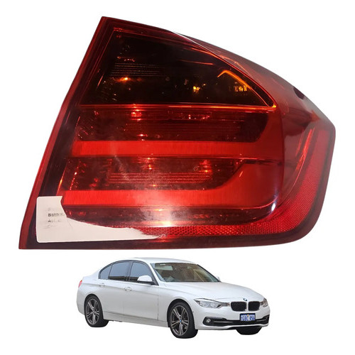 Lanterna Direita Bmw Serie 3 F30 2012 2014 2015 Direito/passageiro Vermelho