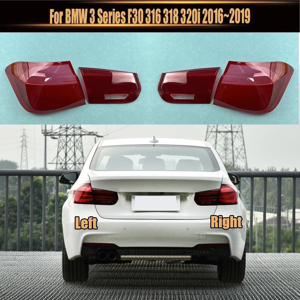 Para BMW Série 3 F30 316 318 320i 2016 ~ 2019 Carro Traseiro Lanterna Traseira Escudo Luzes De Freio Substituir Auto Lâm