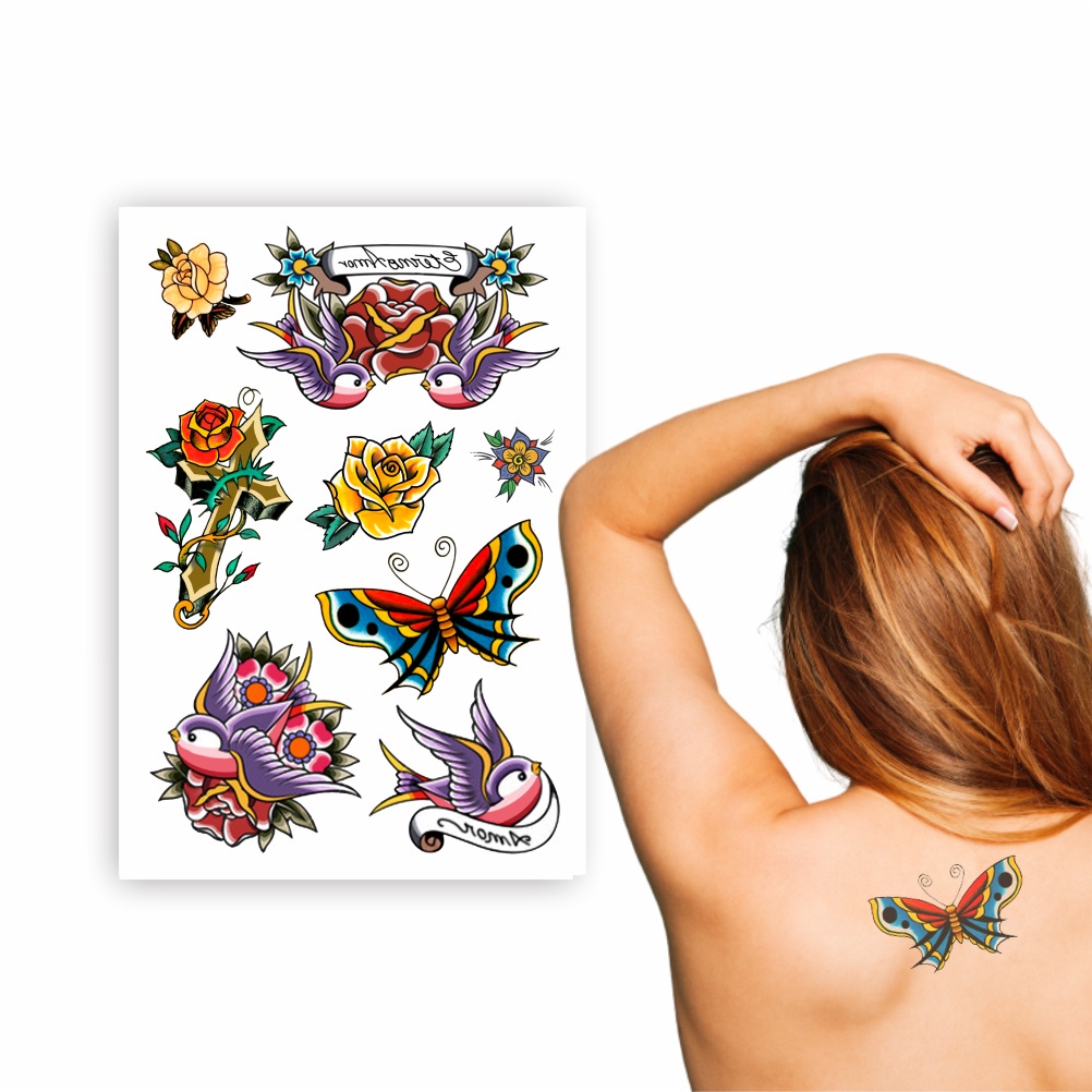 Tatuagem Temporária | Vintage VG014 | Borboleta