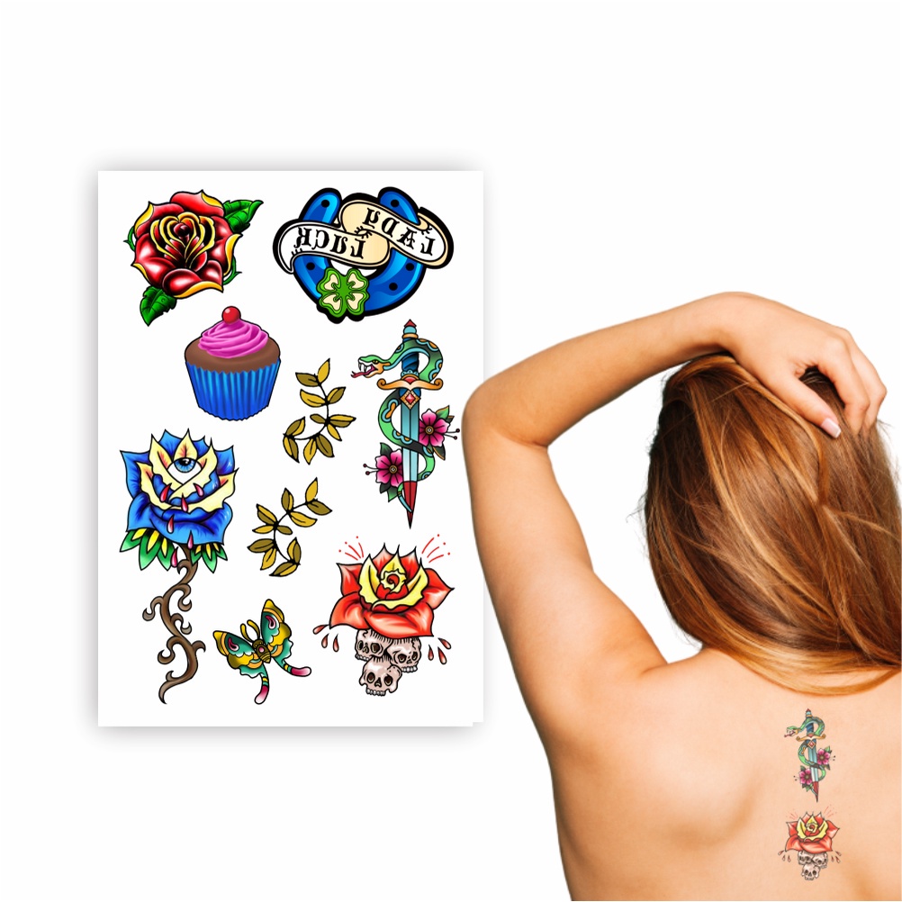 Tatuagem Temporária | Vintage VG012 | Cupcake