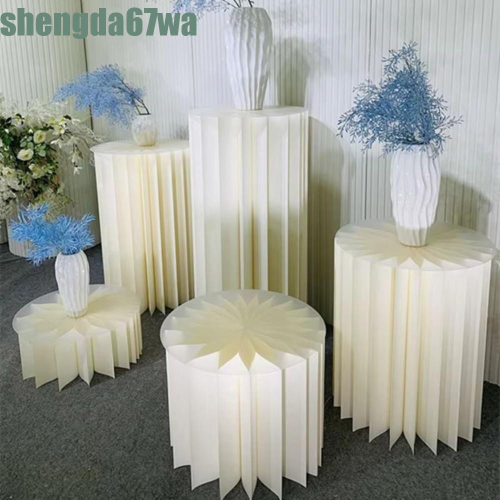 Rack De Sobremesa De Pilar Romano SHENGDA , Suporte De Exibição De Cilindro De Papel DIY , Colunas De Mesa Dobráveis Bra