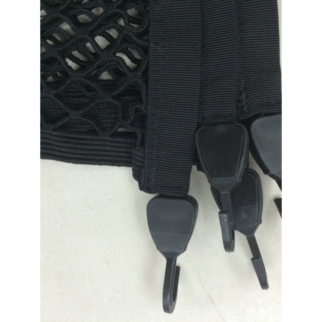 Leyu marca rede de bagagem de carro completa elástica dupla camada telhado ou tronco armazenamento net bolso 100*80 com