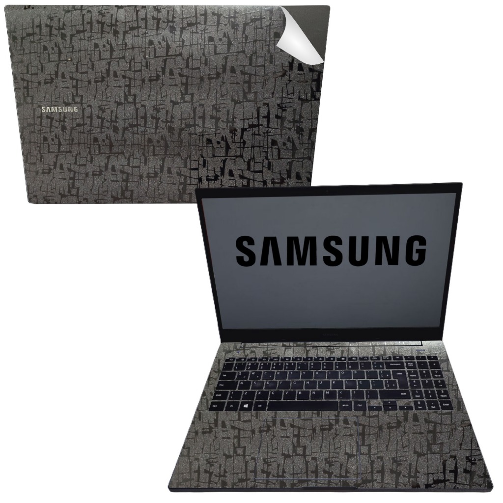 Kit adesivo skin notebook Samsung X40 550XCJ 550XCR - várias cores - recortado tecla a tecla