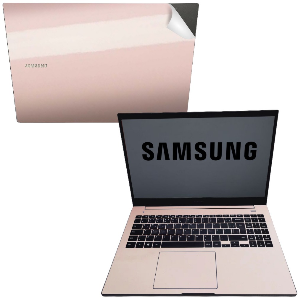 Kit adesivo skin notebook Samsung X55 550XCJ 550XCR - várias cores - recortado tecla a tecla
