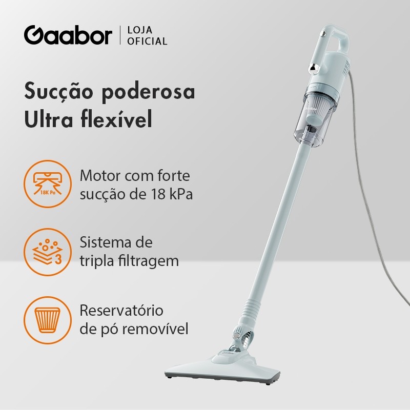 Gaabor 2-in-1 Vacuum Cleaner 18000Pa Strong Suction Quiet Easy Storage CW-18M02A
