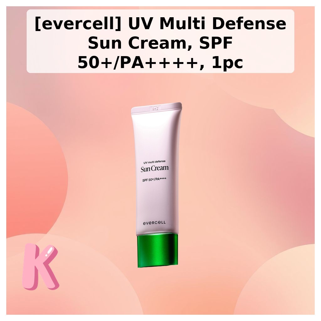 (Melhor) [evercell] Creme Solar UV Multi Defense , Fps 50 +/PA + , 1 Unidade/Protetor Coreano Fps50/Proteção Da kidsarmo