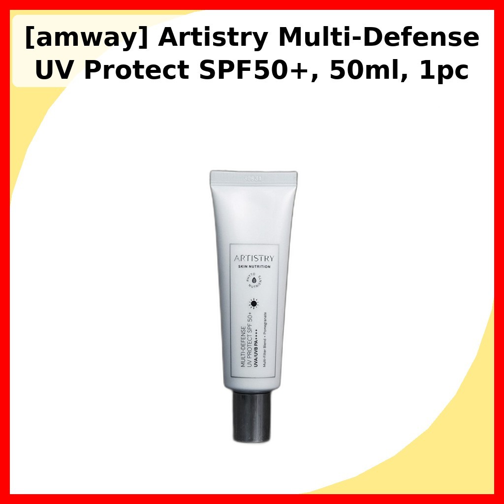 [amway] Artistry Multi-Defense UV Protect Fps50 + , 50ml , 1 Unidade/Protetor Solar Coreano Fps50/Fórmula Leve Da 고