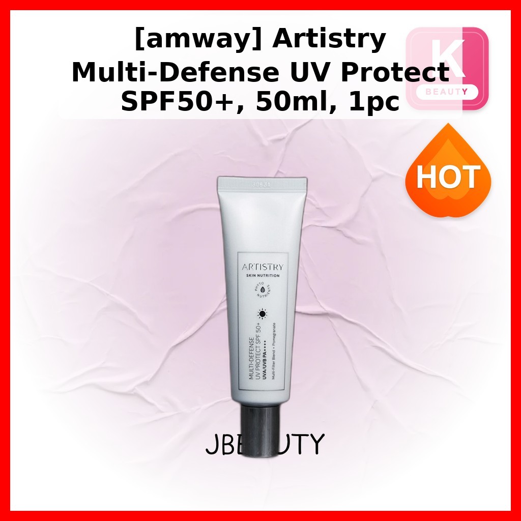 [amway] Artistry Multi-Defense UV Protect Fps50 + , 50ml , 1 Unidade/Protetor Solar Coreano Fps50/Fórmula Leve Da JBEAUT