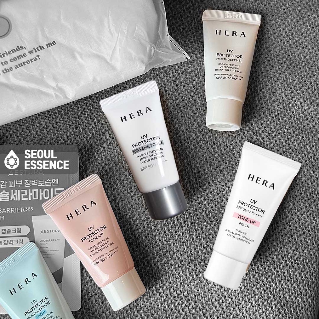 HERA UV Protector Tone-Up)/Multi Defense (Fresh Leports Extreme-Force-Protetor Solar , 15ml (Mini Versão)