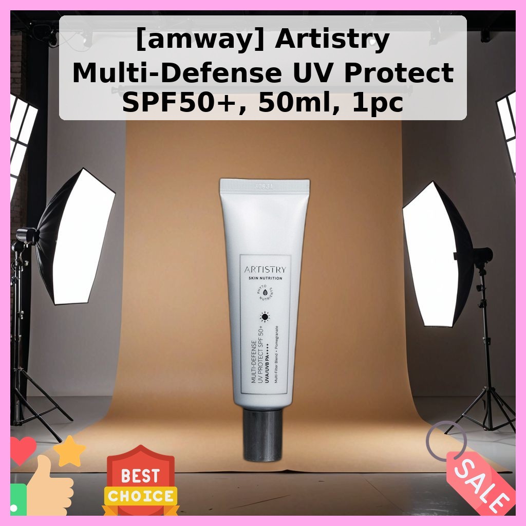 [amway] Artistry Multi-Defense UV Protect Fps50 + , 50ml , 1 Unidade/Protetor Solar Coreano Fps50/Fórmula Leve Da Real K