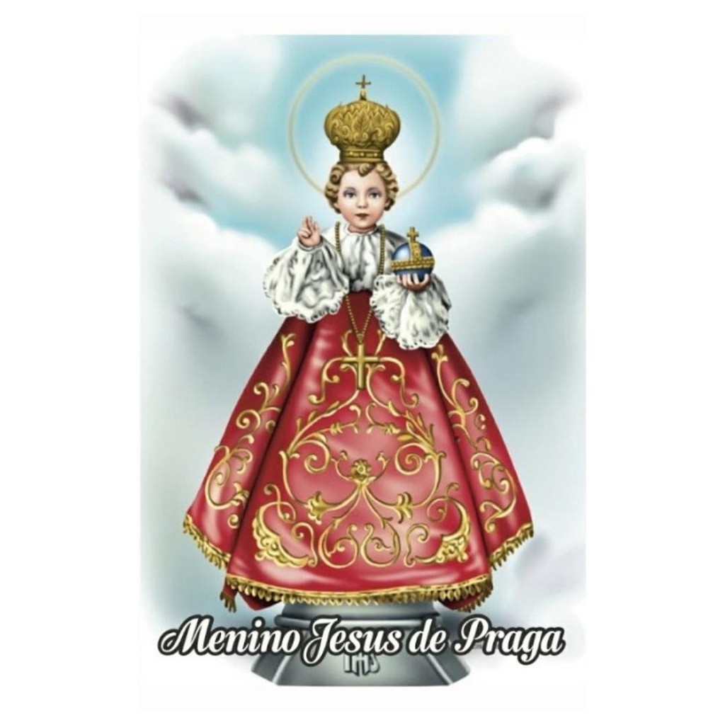 Quadro Plaquinha Decorativa MDF A4 - Menino Jesus 1