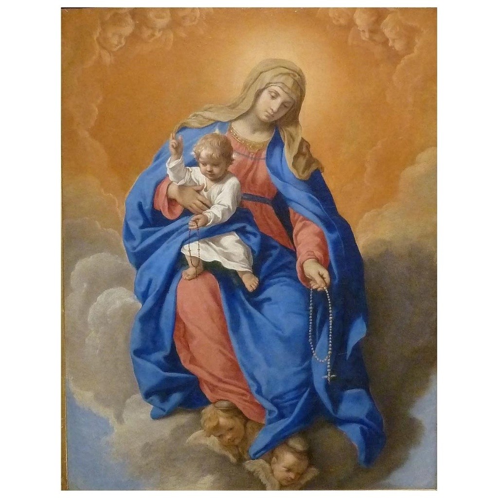 Quadro Plaquinha Decorativa MDF A4 - N. Sra do Rosário 1