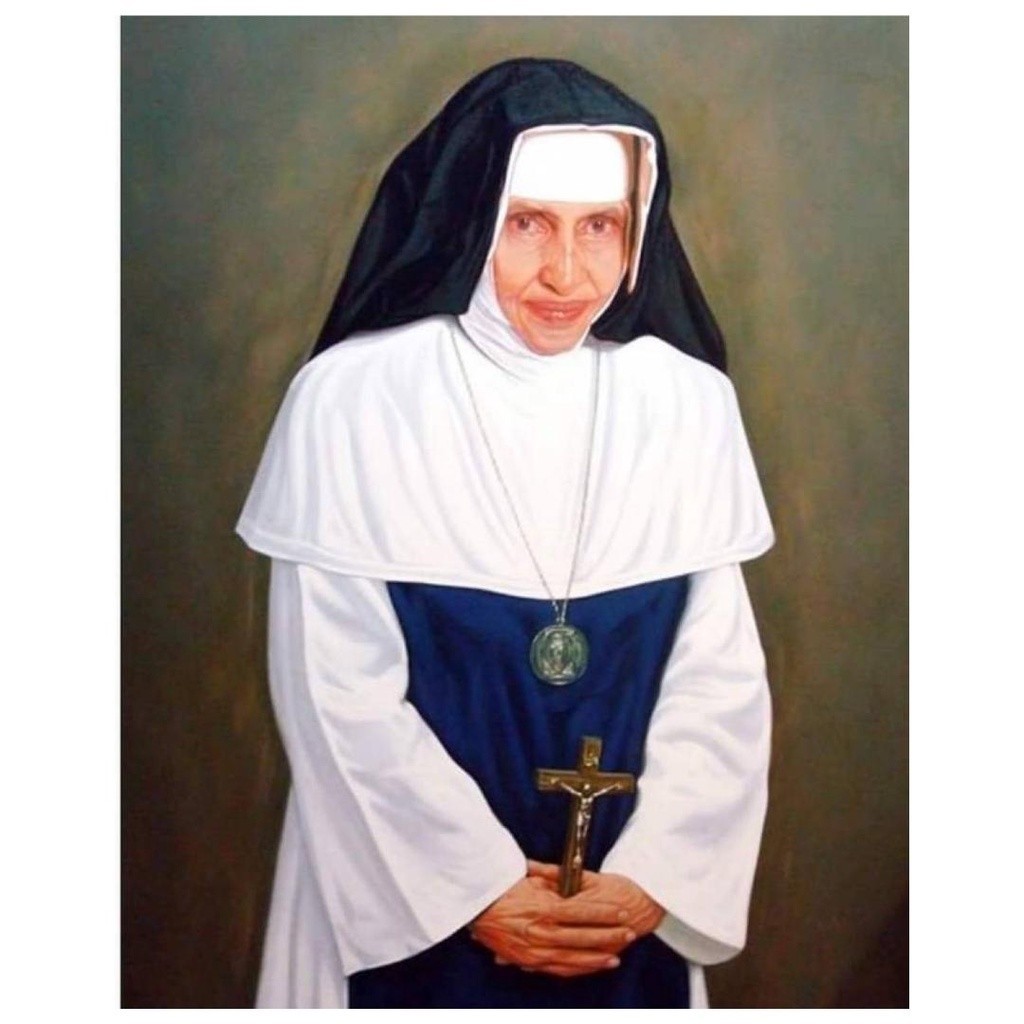 Quadro Plaquinha Decorativa MDF A4 - Santa Dulce 1