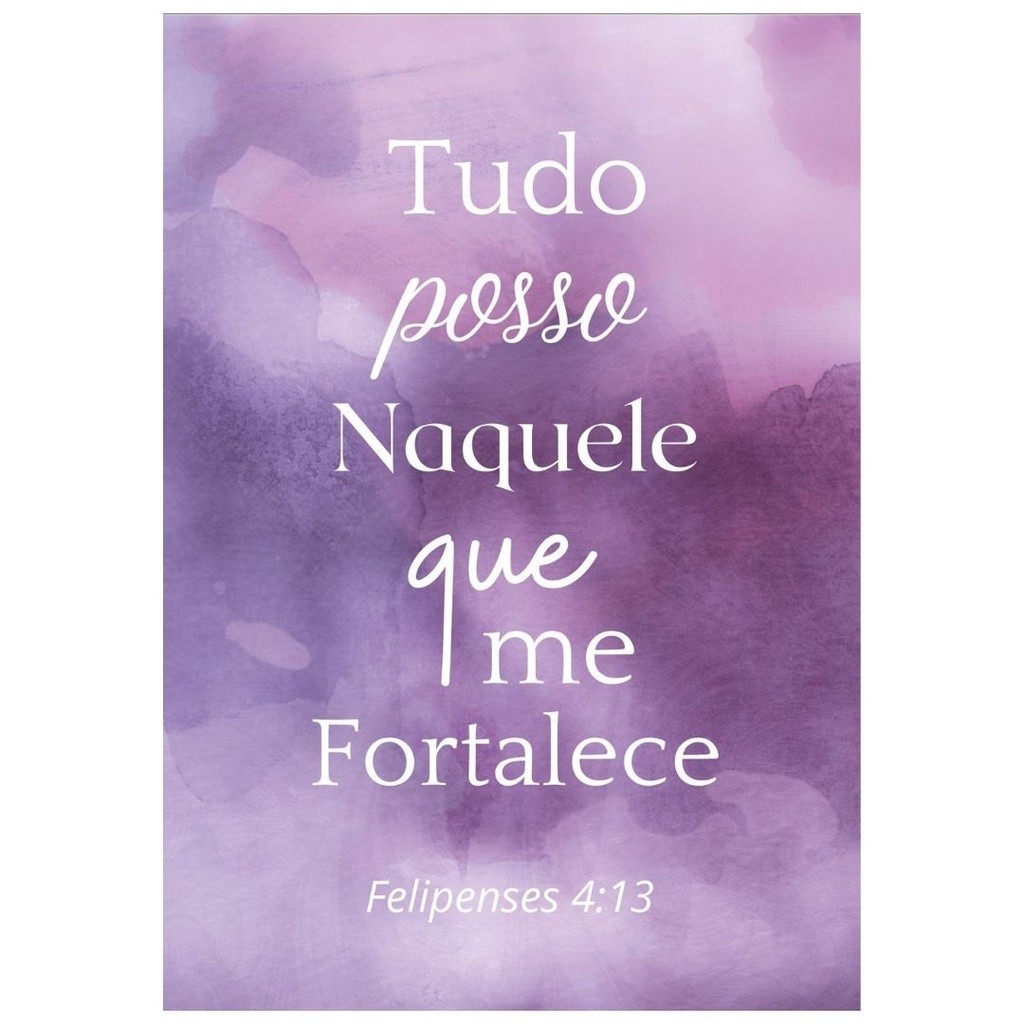 Quadro Plaquinha Decorativa MDF Frases Bíblicas - FR67