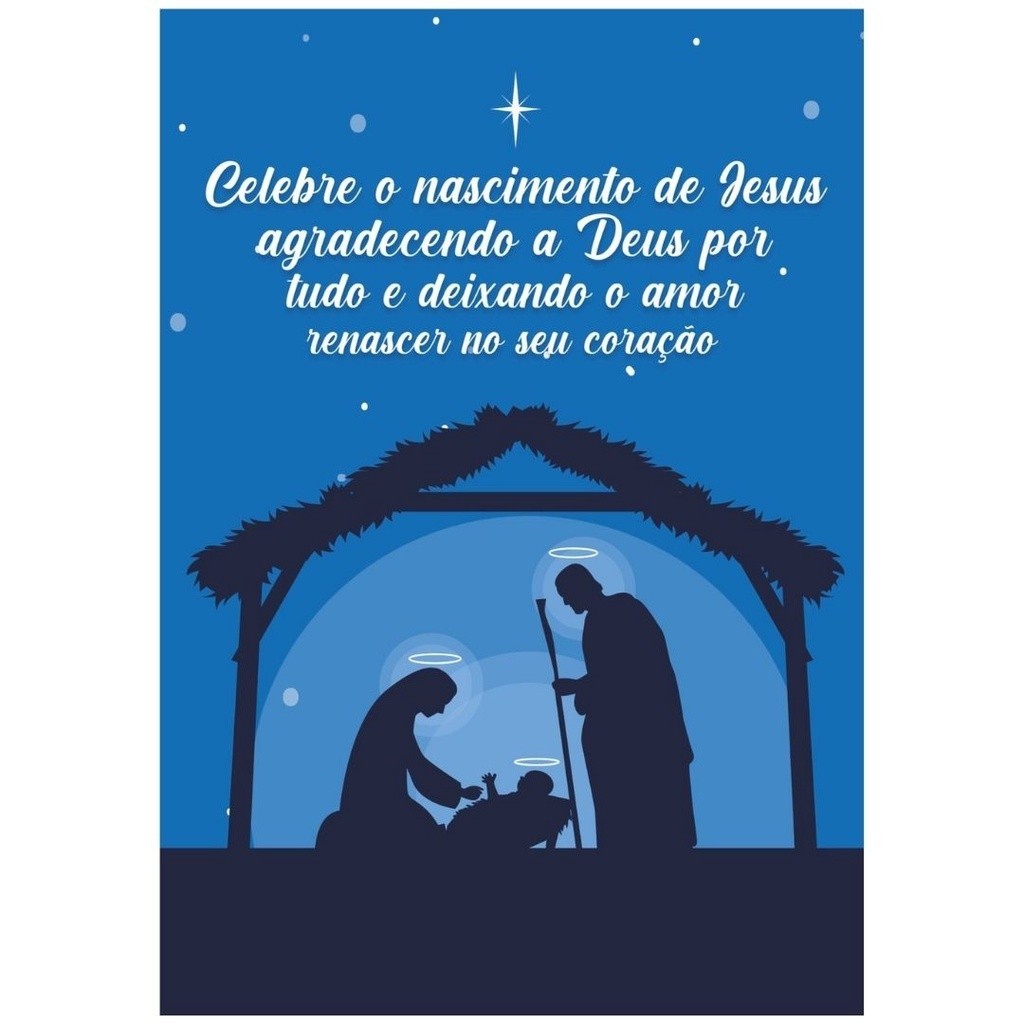 Quadro Plaquinha Decorativa MDF Nascimento de Jesus - FR114