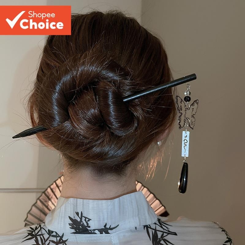 Borboleta Hairpin Estilo Chinês Borla Design Liga Retro Cheongsam Acessório De Cabelo Feminino Festa De Casamento Festiv