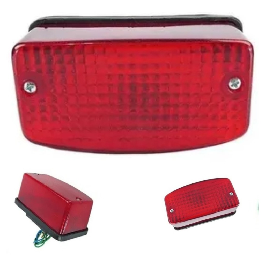 Laterna Traseira Vermelha Today 125 E Titan Até 99 Esquerdo Vermelho