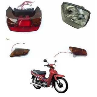 Pisca Seta Bloco Optico Farol Laterna Stop Yamaha Crypton 105