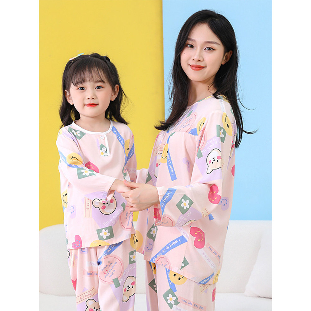 Crianças pijamas verão estilo fino 13-15 anos de idade meninas algodão seda ar condicionado roupas para casa meninos beb