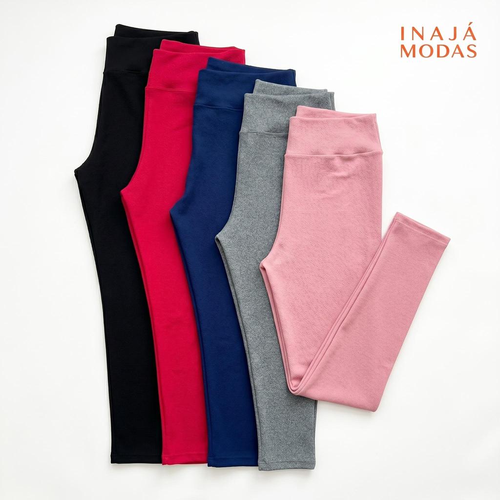 Calça Legging Menina Arrumadinha Não Amassa Zero Transparência