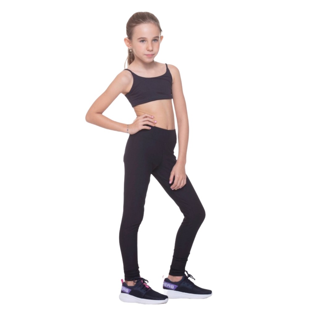 Calça Legging Infantil Zero Transparência Best Fit Original