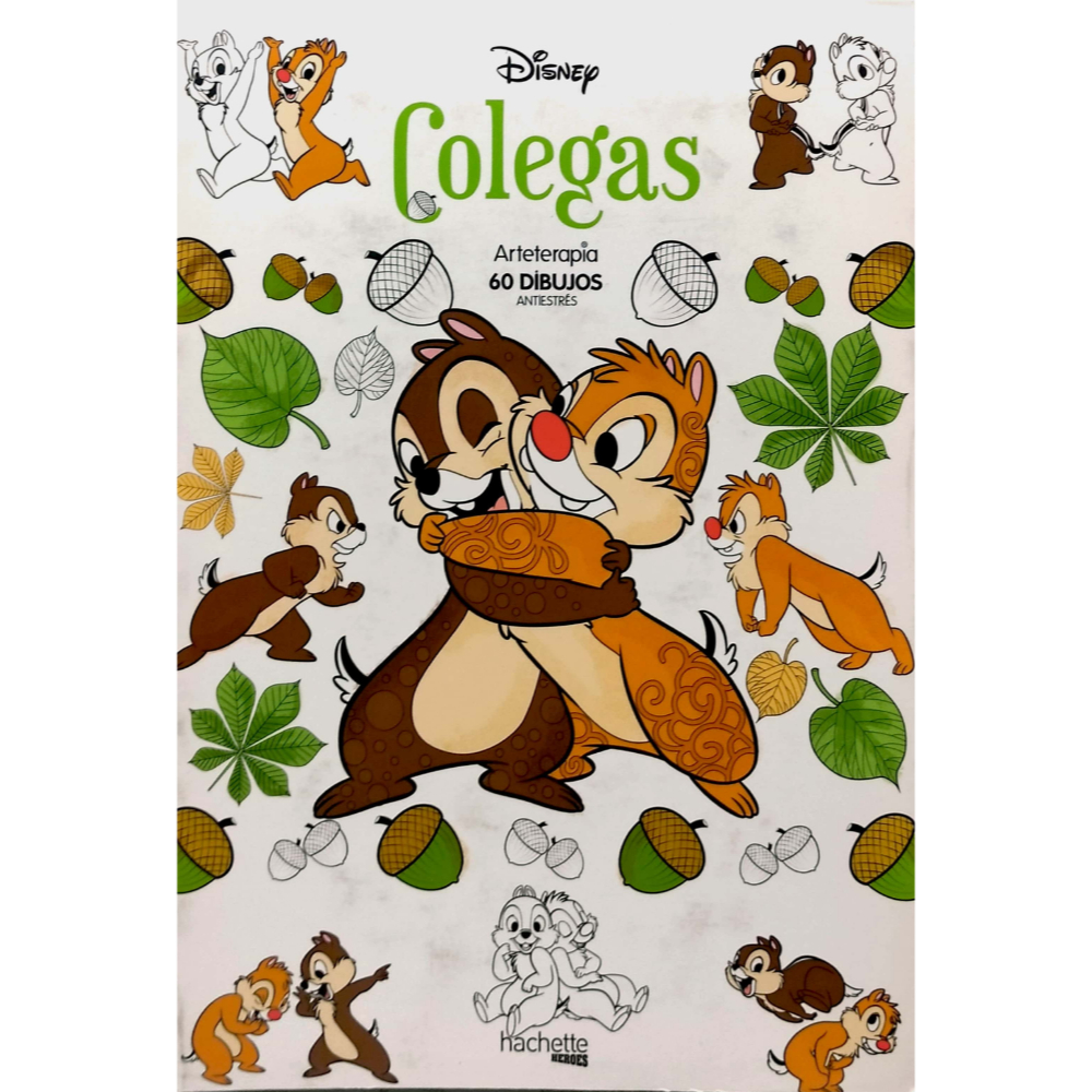 (Notavel Nerd) Livro de Colorir - Colegas Tico e Teco - Antiestresse