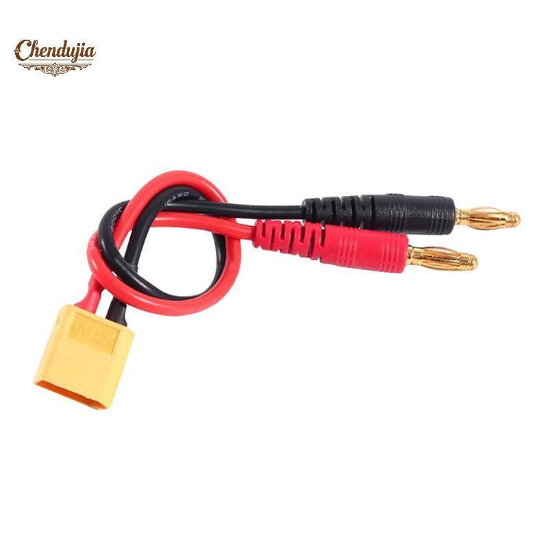 Chen 1 Peça XT60 Para 4mm Cabo De Plugue Banana 14AWG Adaptador De Fio De Silicone Resistente Ao Fogo RC Hobby Lipo Carr