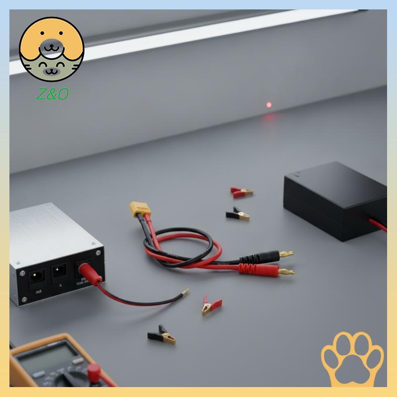 [Z & O] Cabo De Carga De Plugue Banana XT60 A 4 Mm Fio De Silicone Flexível 14AWG 1 Unidade Compatível Com Maioria Dos C