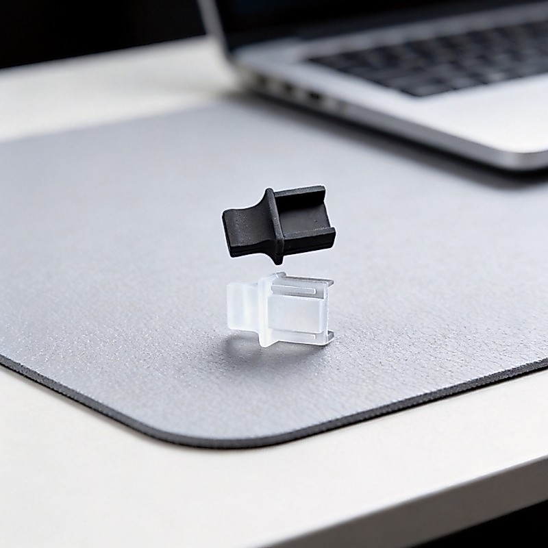 Capa Protetora Contra Poeira Para Porta De Rede RJ45 De Silicone , Plugues De Alça Longa Evitar A Construção De Em Centr