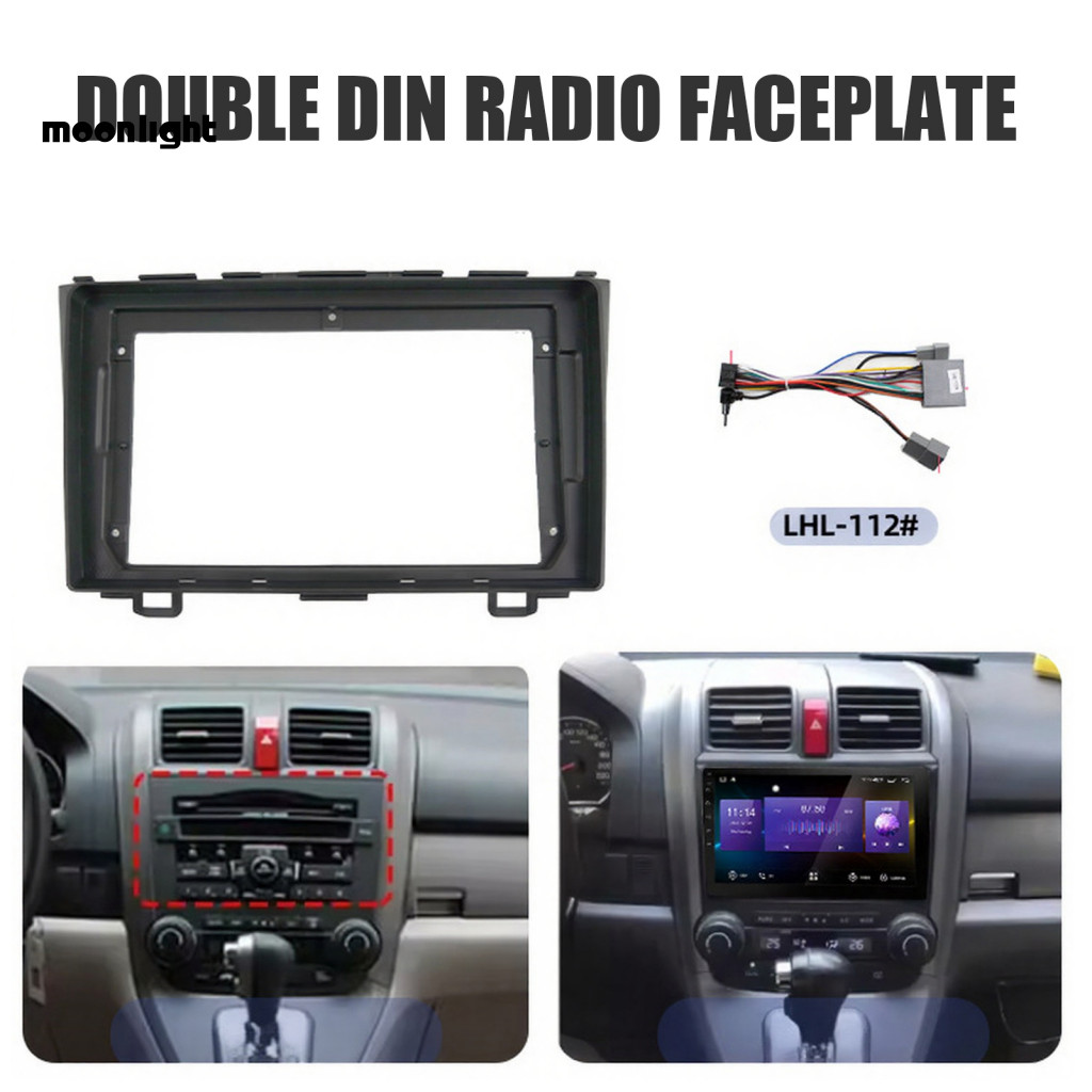 9 Inch Android Navigation Dash Kit for Honda Cr-v 2008-2011 Stereo Mounting Bezel Radio Fascia Frame Replacement Panel T