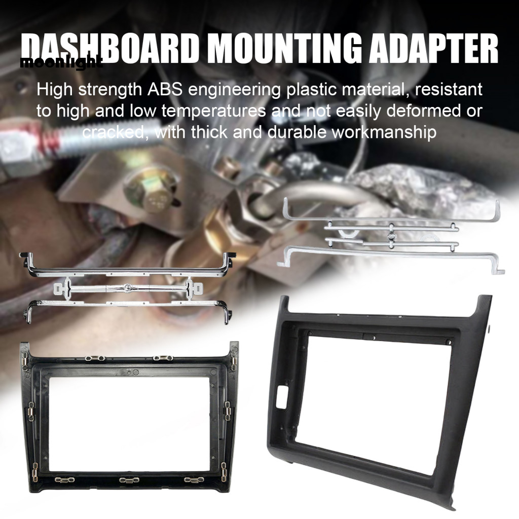 9 Inch Android Car Stereo Dash Kit for Volkswagen 2014 Navigation Fascia Panel with Mounting Brackets Screws Console Rep