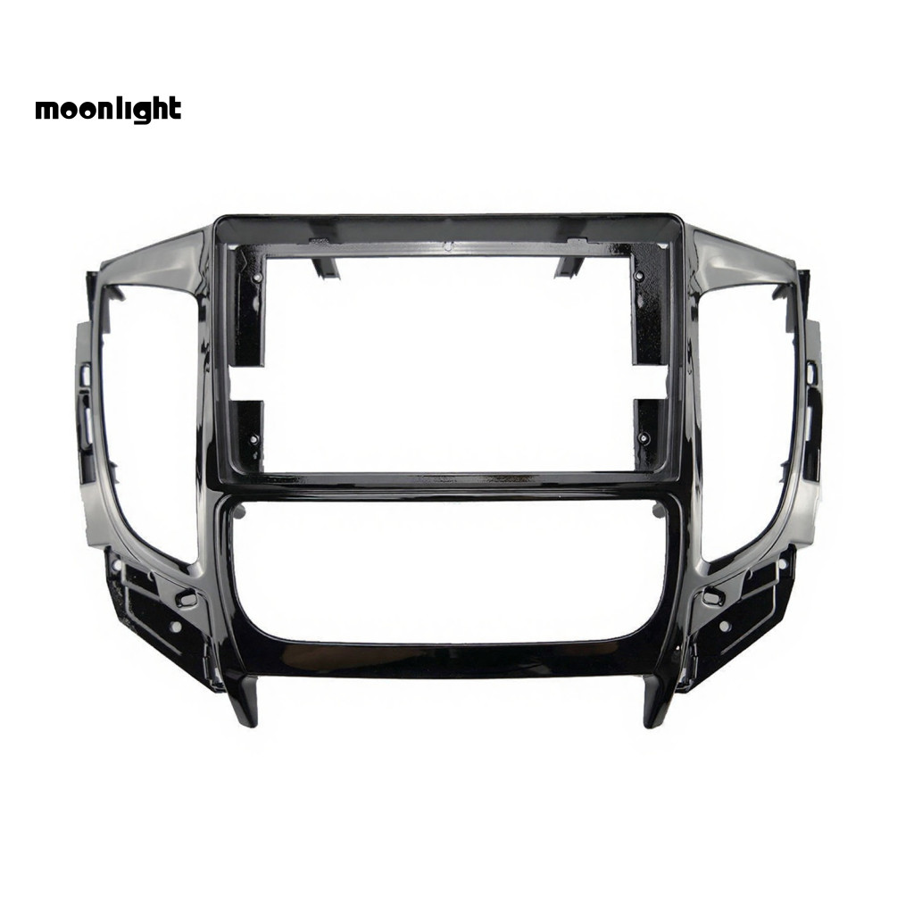 9 Inch Car Radio Fascia Frame for Mitsubishi Triton 2015-2020 Navigation Panel Trim for Manual/auto Ac Stereo Install Be